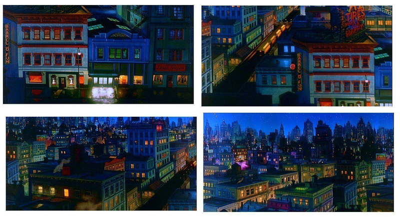 Illustration for article titled Here are some gorgeous matte paintings from Warren Beatty’s Dick Tracy